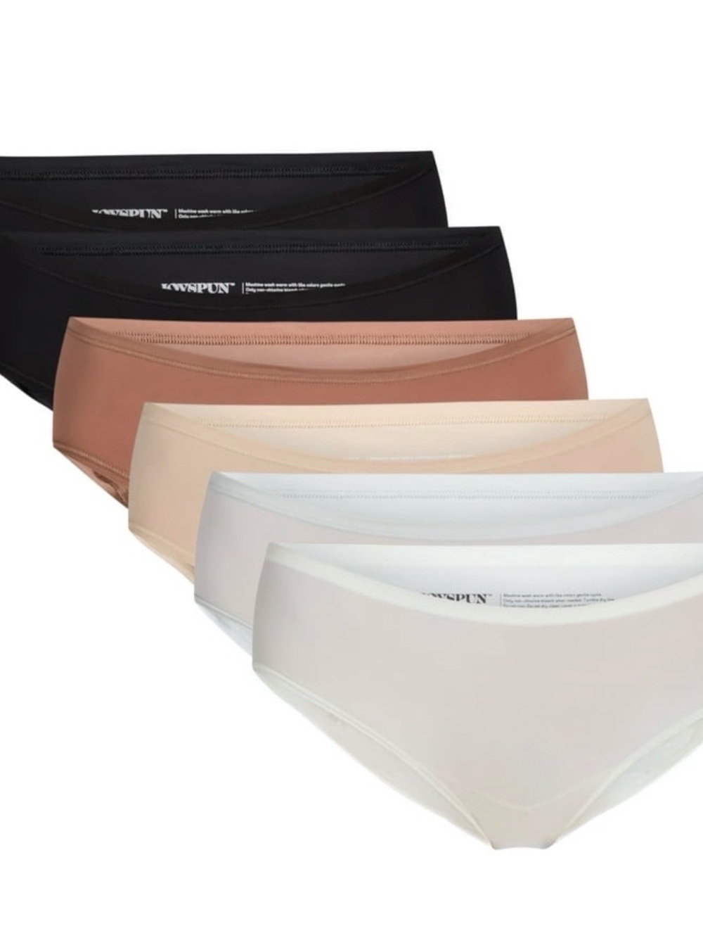 Joyspun Women's Microfiber Hipster Panties, 6-Pack, Size XS